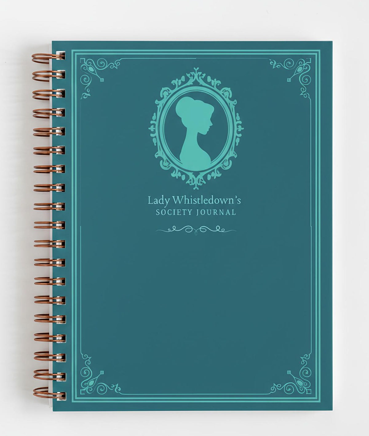 Bridgeton Turquoise - Spiral Hardcover Notebook