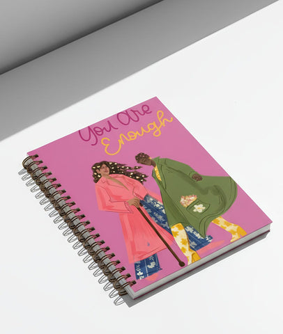 You are Enough - Spiral Hardcover Notebook