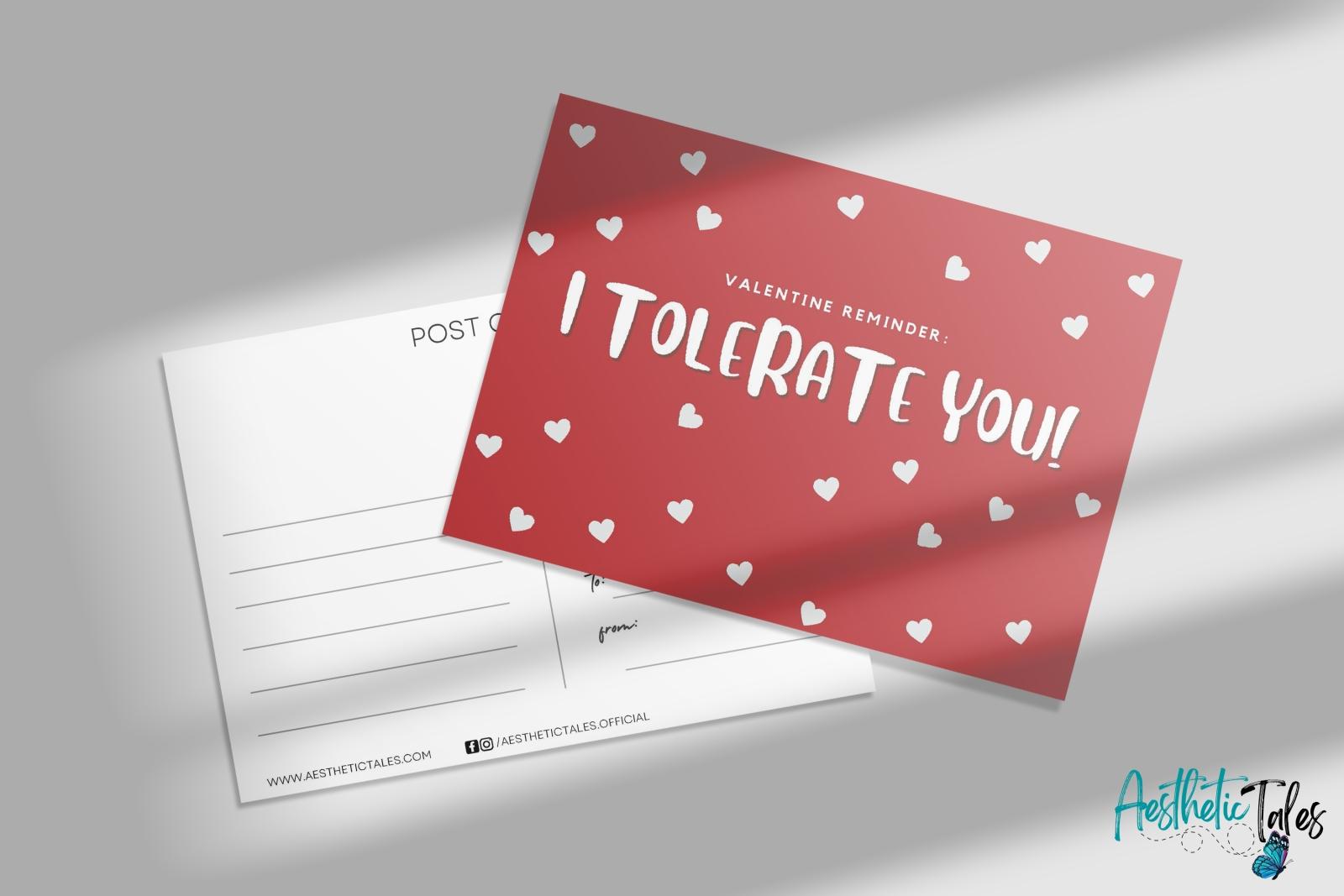 Tolerate | Postcard