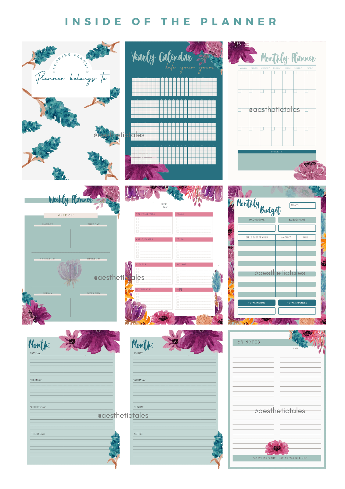 Bloom - Yearly Planner
