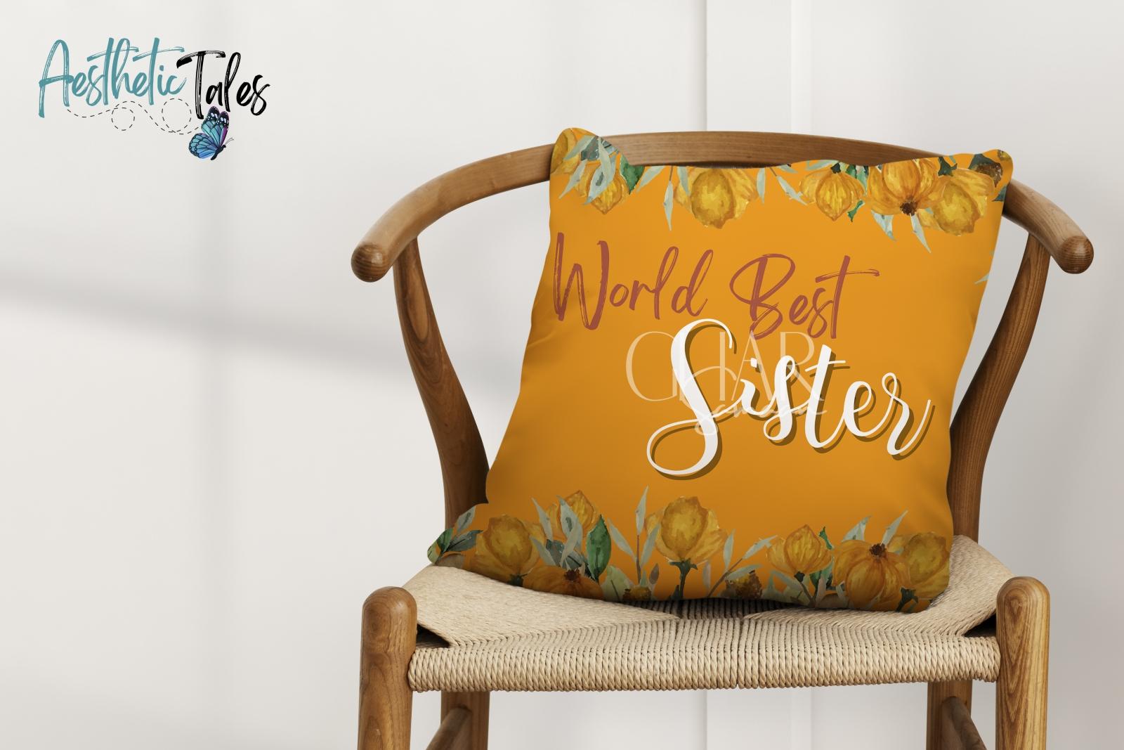 World Best Sister | Cushion Cover
