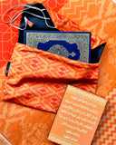 AL - BAASIT Set (Janamaz + Quran Sleeve + Calligraphic Frame)