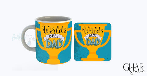 World's Best Dad (Mug + Coaster Set)