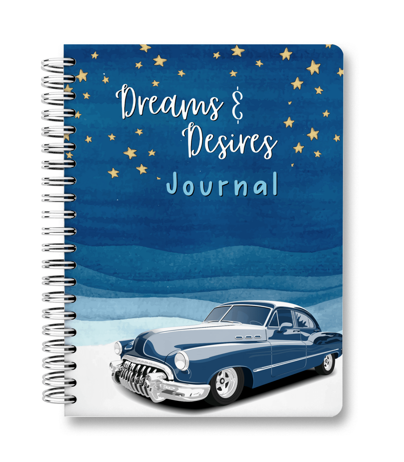 Dreams and Desires (Car Edition)  - Spiral Hardcover Journal