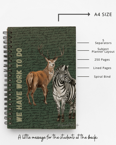 Wild - Subject Notebook