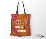 Sarcasm - Tote Bag