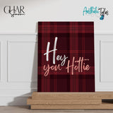 Hottie | Wooden Plaque