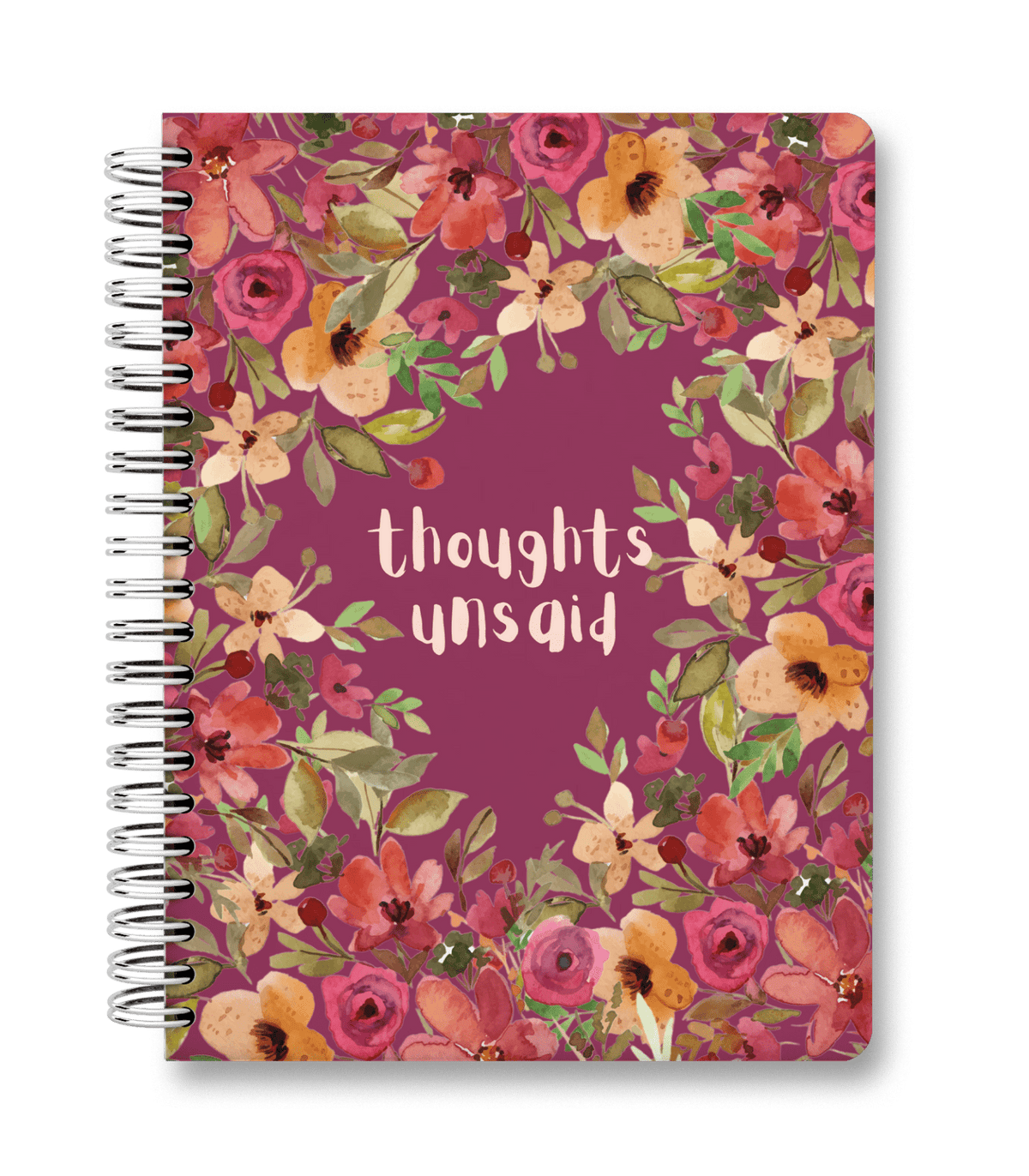 Thoughts Unsaid - Spiral Hardcover Journal