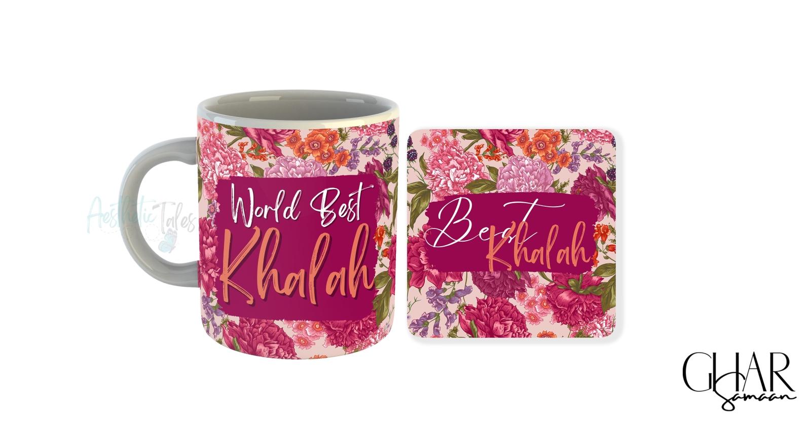 Best Khalah (Mug + Coaster Set)