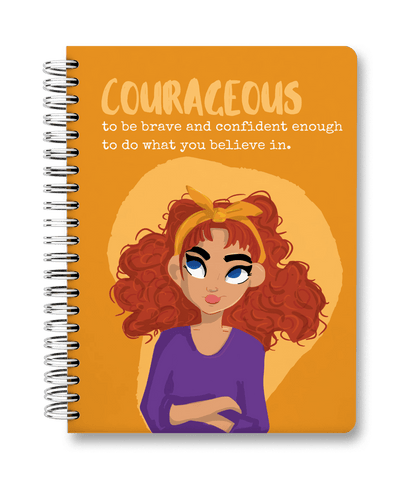Courageous - Spiral Hardcover Journal