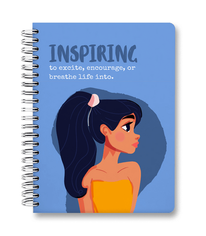 Inspiring - Spiral Hardcover Journal