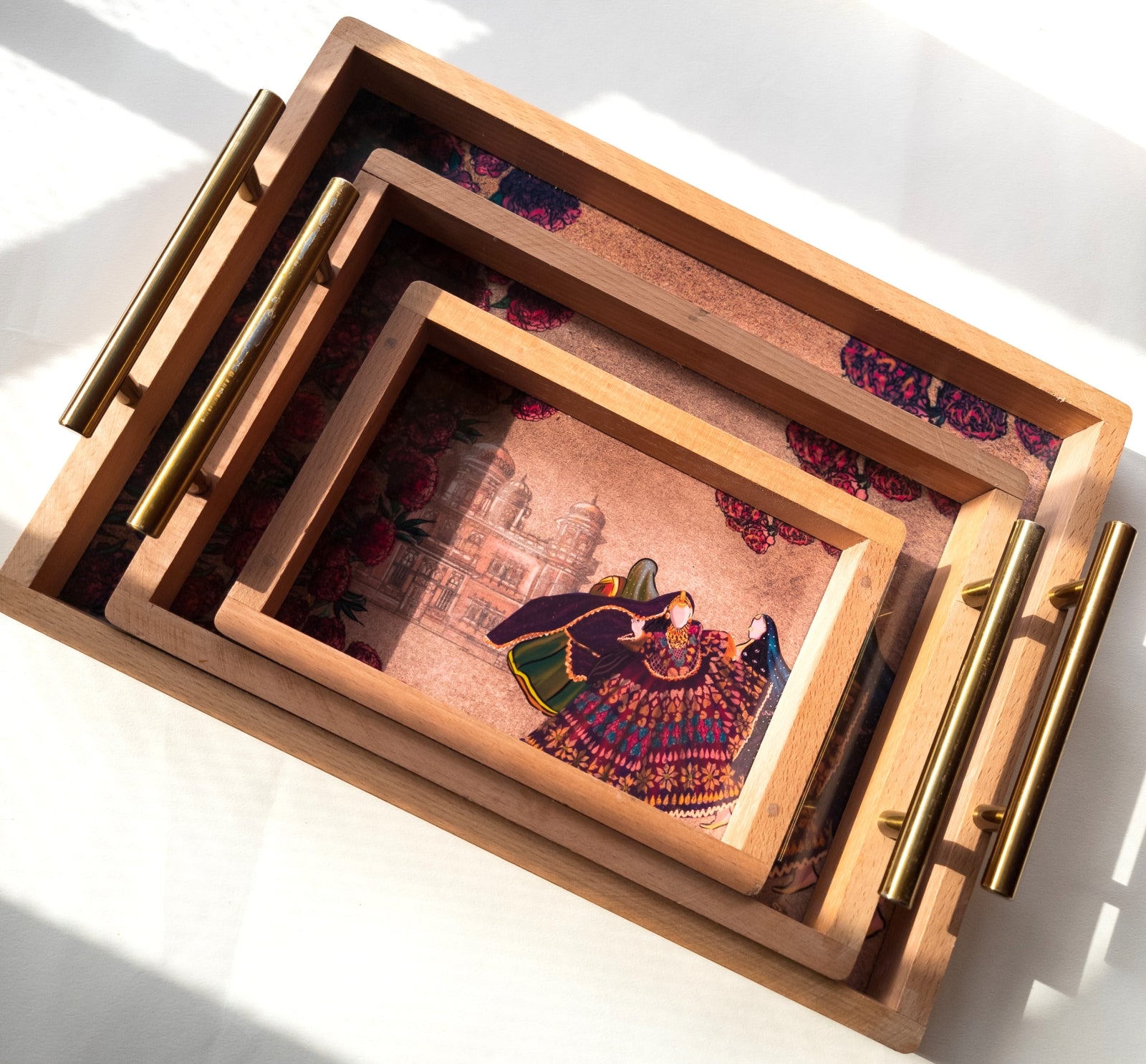 Noore Chashm - Wooden Trays