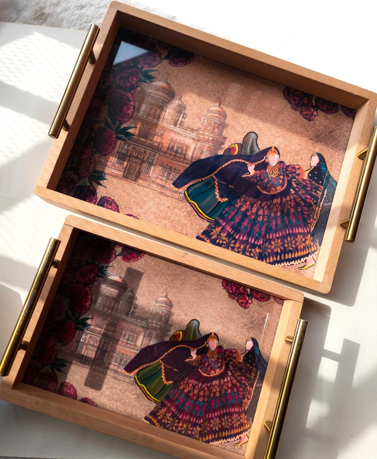 Noore Chashm - Wooden Trays
