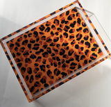 Cheetah  - Acrylic Tray