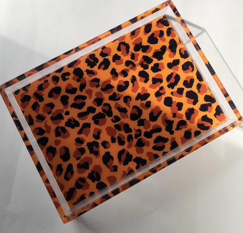 Cheetah  - Acrylic Tray