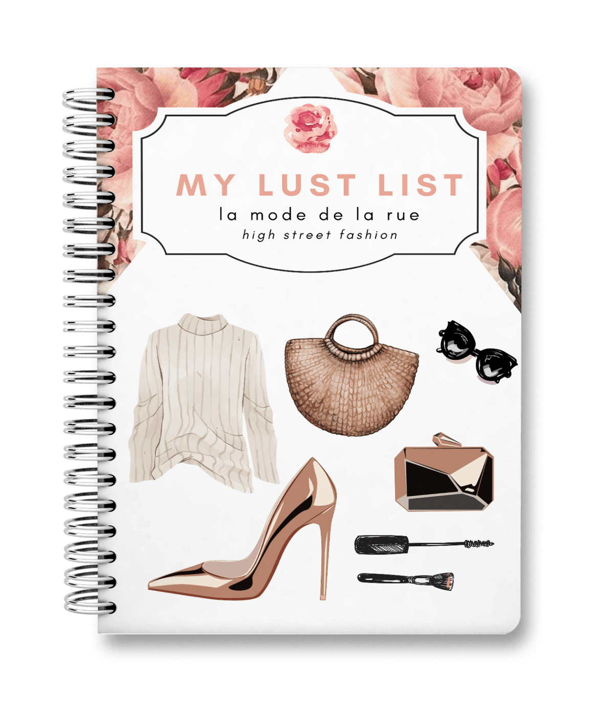 My Lust List - Spiral Hardcover Journal