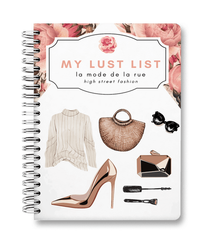 My Lust List - Spiral Hardcover Journal