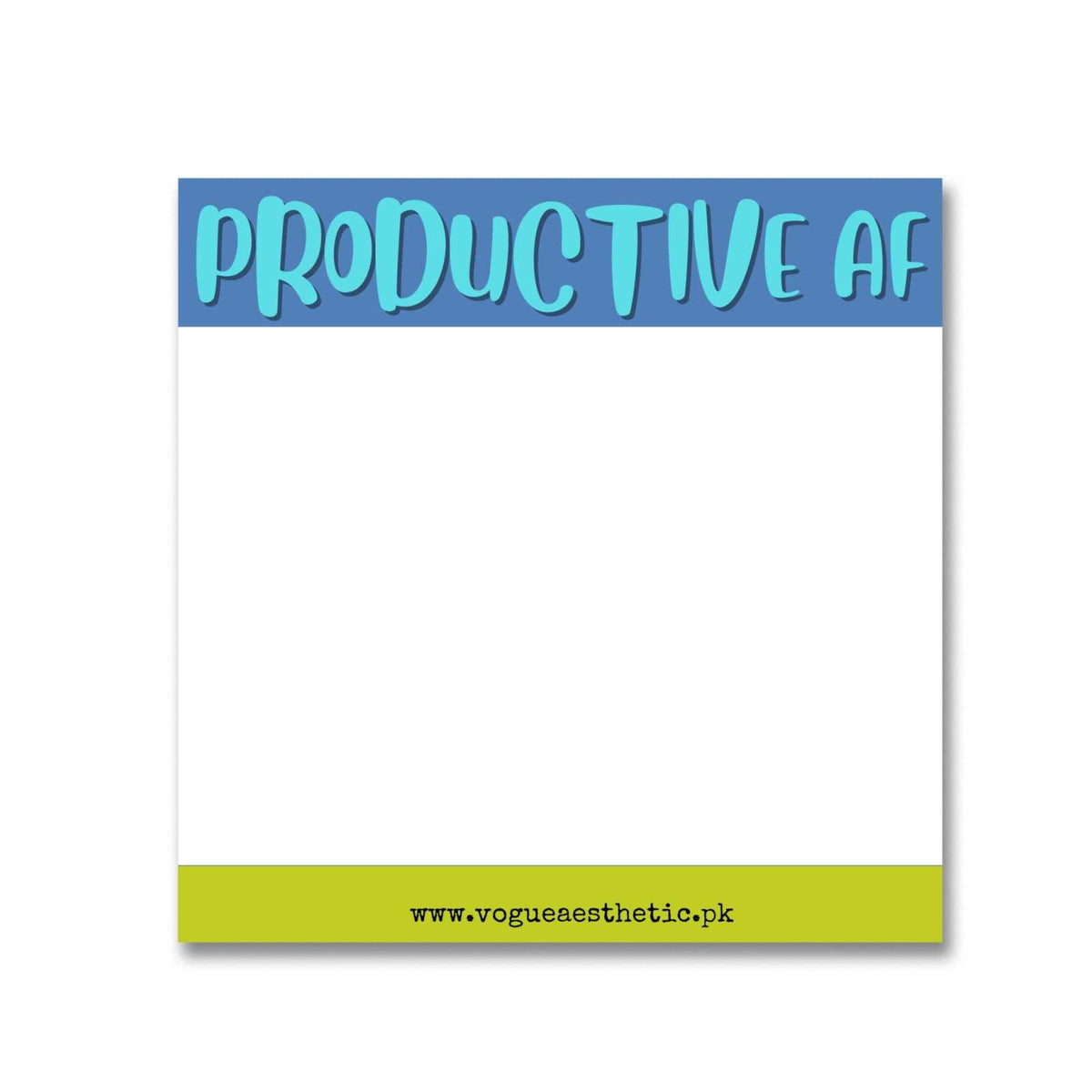 Productive AF - Memo Notepad