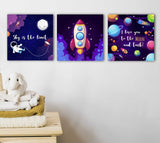 Baby Nursery - Galaxy (Wall/Table Art)